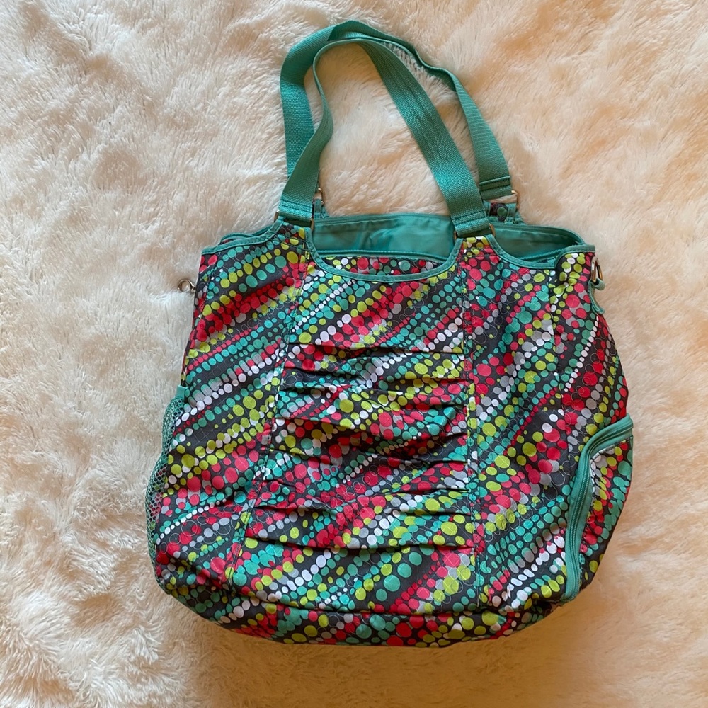 Thirty One All Pro Tote EUC Graffiti Dot